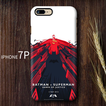 Gambar Batman iPhone7 7plus kepribadian setengah pak merek populer matte cangkang keras ponsel shell