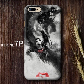 Gambar Batman iPhone7 7plus kepribadian setengah pak merek populer matte cangkang keras ponsel shell