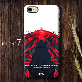 Gambar Batman iPhone7 7plus kepribadian setengah pak merek populer matte cangkang keras ponsel shell