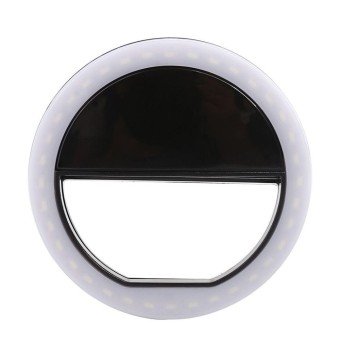 Battery Powered Clip Selfie Ring Light untuk Telepon