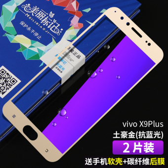 Gambar BBK vivox9plus x9splus anti pelindung layar baja biru