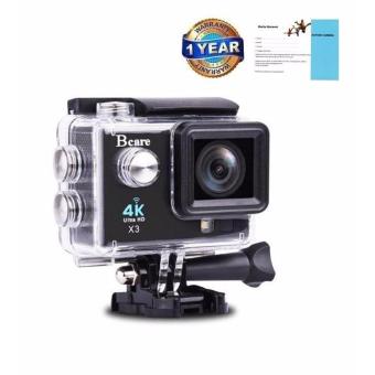 Gambar Bcare BCam X 3 Action Camera WiF 16 MP SonySensor 4K   layar 2\