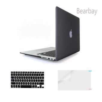 Gambar Bearbay 3 in 1 Apple Macbook Air 13 inch Soft Touch Plastic Hard Case Cover for Apple MacBook Air 13.3\