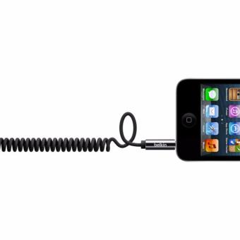 Belkin Aux Cable Mixit Coiled Cable For Handphone Kabel Belkin UtkHP Apple Android Xiaomi Lenovo Asus