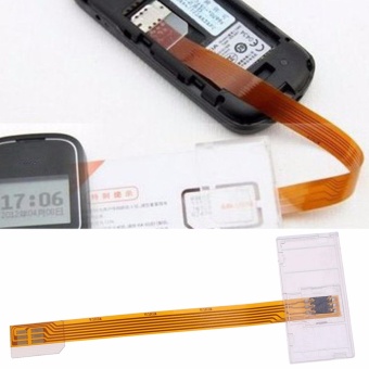 Gambar Big To Small SIM Card Converter Adapter Open Device For Mobile Phones Sim Card intl
