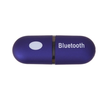 Gambar Bluetooth 2.0 USB 2.0 MINI Dongle Adapter For PC Laptop WIN XPVista (Blue)   intl