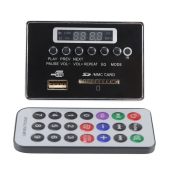 thumbnail image 2 of DC 12V MP3 Player Decoder Board Bluetooth 5.0 LCD Screen WMA WAV TF USB 2 of 14