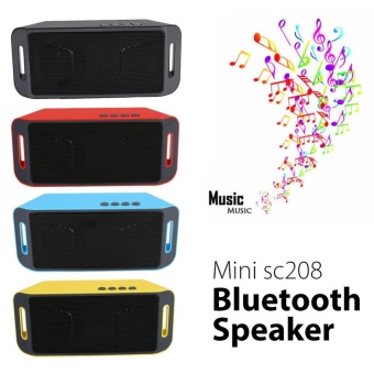 Gambar Bluetooth Speaker Subwoofer TF USB AUX Music Player For Smart PhonePC   intl