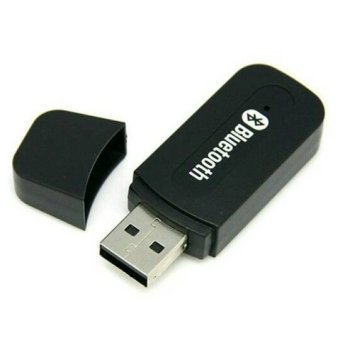 Gambar Bluetooth USB Audio Music Receiver Audio Jack 3.5mm Stereo   Hitam