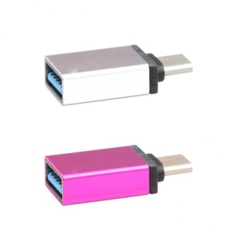 Gambar BolehDeals 2 Pieces Aluminium USB 3.0 Female to Type C Male Converter USB C OTG Adapter   intl