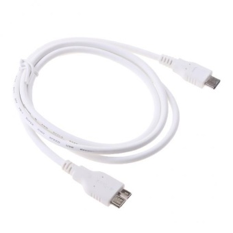 Gambar BolehDeals USB 3.1 Type C to Micro B Male Cable Converter Hard DiskDrives Cable White   intl