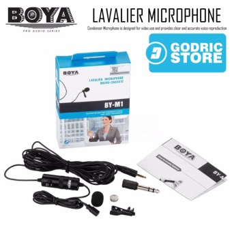 Boya BY-M1 Clip-On Lavalier Microphone for DSLRDigital