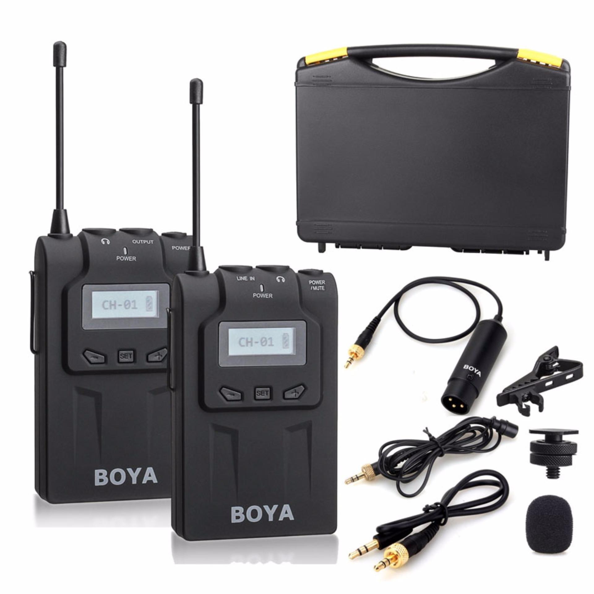 BOYA BY-WM6, Professional UHF Wireless Microphone for ENG, EFP, DSLR video, and other professional applications