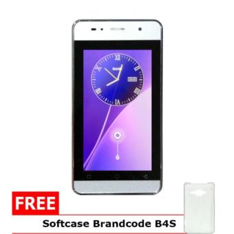 Brandcode Mate 2 B4S Pro - 512MB/512MB - Putih + Gratis Softcase  