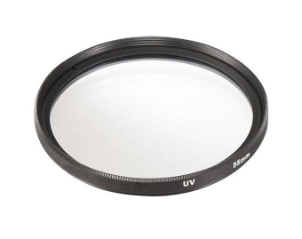 Gambar burmab Black Universal Aluminum Alloy 55mm UV Protection Filter forDigital SLR Camera   intl