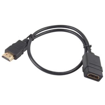 Gambar BUYINCOINS HDMI Male konektor adaptor untuk HDTV ke perempuan