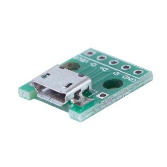 Gambar Buyincoins Micro USB To DIP Adapter 5 Pin Female Connector PcbConverter