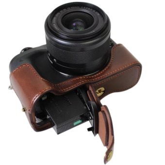Harga Camera Bag Case For Canon EOS M6 PU Leather Half Body Set Cover
intl Online Terbaru