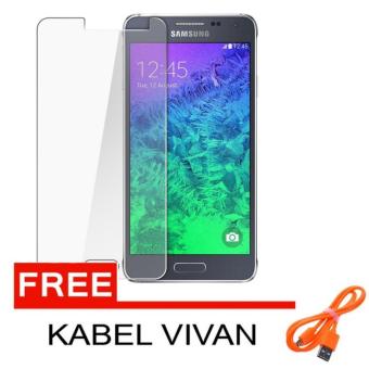 Gambar Candy Full Coverage Tempered Glass Protector Film 0.26m 9H HardnessGlass for Samsung Galaxy A5 2017 (Japan Material Glass )   Clear +Free Kabel Data Vivan