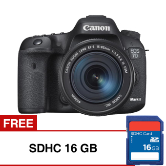 Canon  EOS 7D Mark II +15-85 IS STM Wifi + Gratis 16GB SDHC  