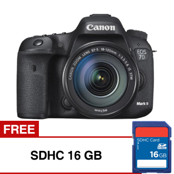 Canon  EOS 7D Mark II + 18-135 STM Wifi + Gratis 16GB SDHC  