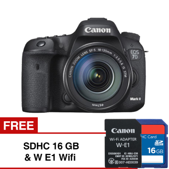 Canon EOS 7D Mark II 18-135mm IS USM + W-E1 + Gratis 16GB SDHC  