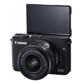 Canon EOS M10 Kit EF-M15-45mm - HITAM  