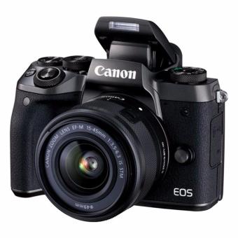 Canon EOS M5 kit EF-M 15-45mm is STM - Hitam  