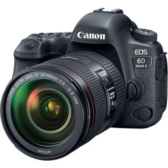 Canon Kamera DSLR EOS 6D Mark II Kit 24-105mm IS II USM + Free LCD Screen Guard  