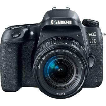 Canon Kamera DSLR EOS 77D Kit 18-55mm IS STM + Free LCD Screen Guard  