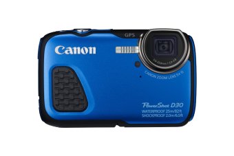 Canon Kamera Pocket PowerShot D30 + Free LCD Screen Guard  