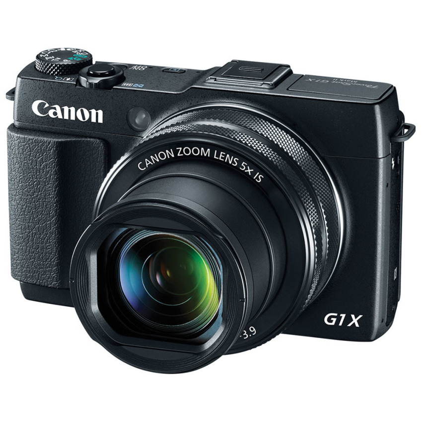 Canon Powershot G1X Mark II - 12.8MP - 5x Optical Zoom - Hitam  