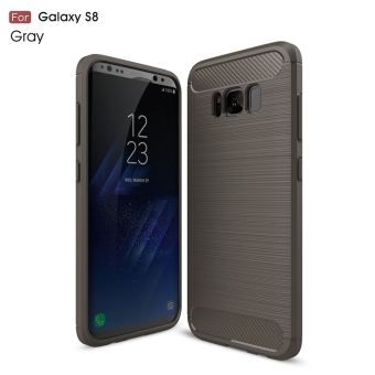 Carbon Fiber Phone Kasus untuk Samsung Galaxy S8 sampul Case