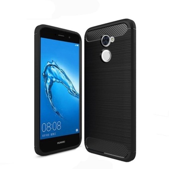 Carbon Rugged Armor Cover Case for Huawei Y7 Prime - intl  