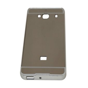 Gambar Case Alumunium Bumper With Sleding Mirror For Xiaomi Redmi 2S   Silver