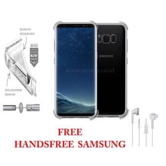 Gambar Case Anti Crack  Anti Shock Fuze Elegant For Samsung Galaxy S8  Putih Transparant Free Handsfree