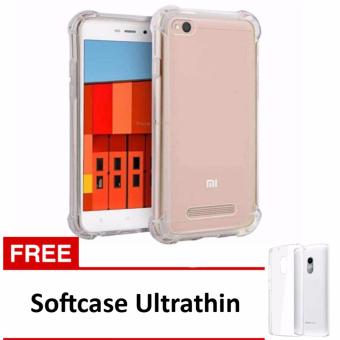 Gambar Case Anti Shock   Anti Crack Elegant Softcase for Xiaomi Redmi 4a  Clear + Free Softcase Ultrathin