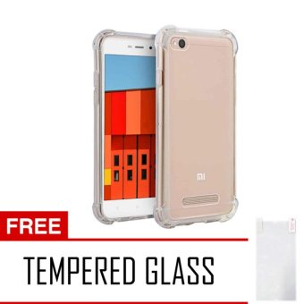 Case AntiCrack / Anti Crack / Shock / Benturan Elegant Softcase for Xiaomi Xioami Xiomi Redmi 4A / 4 A + Gratis Free Tempered Glass  