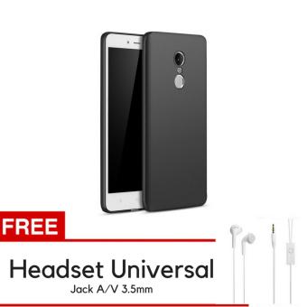 Gambar Case Baby Skin Ultra Thin Back Cover Case For Xiaomi Redmi Note 4X   Black + Gratis Universal Headset