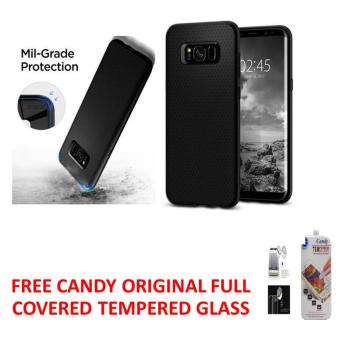 Gambar CASE CHANEL NEO HYBRID SPIGEN ORIGINAL CANDY FOR SAMSUNG GALAXY S8  BLACK GREY FREE CANDY ORIGINAL TEMPERED GLASS