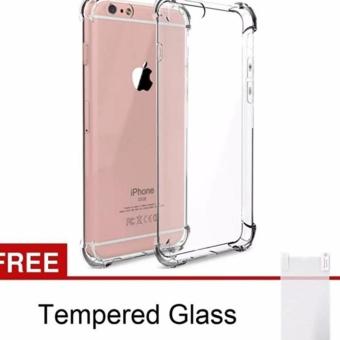 Gambar CASE CHANEL SOFTCASE ANTI SHOCK   ANTI CRACK FUZE FOR APPLE IPHONE5   5S   SE CLEAR + FREE TEMPERED GLASS