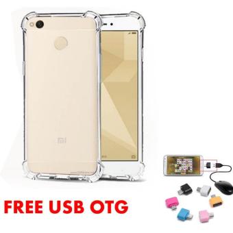 Gambar CASE CHANEL SOFTCASE ANTI SHOCK   ANTI CRACK FUZE FOR XIAOMI REDMI4X   CLEAR FREE USB OTG