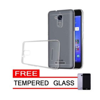 Gambar Case Chanel Softcase cover Ultrathin for Asus Zenfone 3 Max ZC520TL  CLEAR FREE TEMPERED GLASS