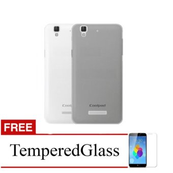 Gambar Case for CoolPad Shine   Abu abu + Gratis Tempered Glass   Ultra Thin Soft Case