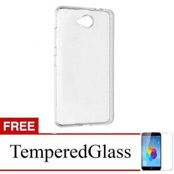 Gambar Case for Smartfren Andromax EC   Clear + Gratis Tempered Glass   Ultra Thin Soft Case