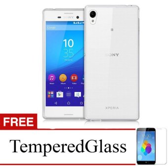 Gambar Case For Sony Xperia C   C2305   Clear + Gratis Tempered Glass   Ultra Thin Soft Case