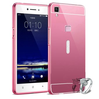 Jual Case For Vivo V3 Bumper Slide Mirror Rose Gold Online Murah