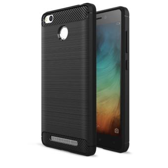 Gambar Case For Xiaomi Redmi 3s   Xiaomi Redmi 3 Pro Slim Carbon Shockproof Hybrid Case Series  Hitam