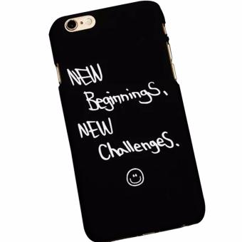 Gambar Case Hardcase Iphone 5 5S 5E New Beginnings   Black