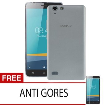 Gambar Case Infinix X553 HOT 3 4G LTE   16 GB Ultrathin Softcase   ClearTransparan + Gratis Anti Gores